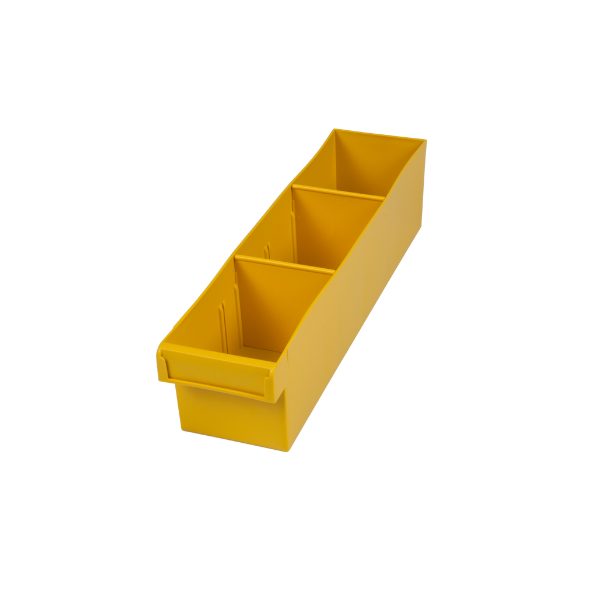 Yellow Plastic Tubs 400 x 100 x 100