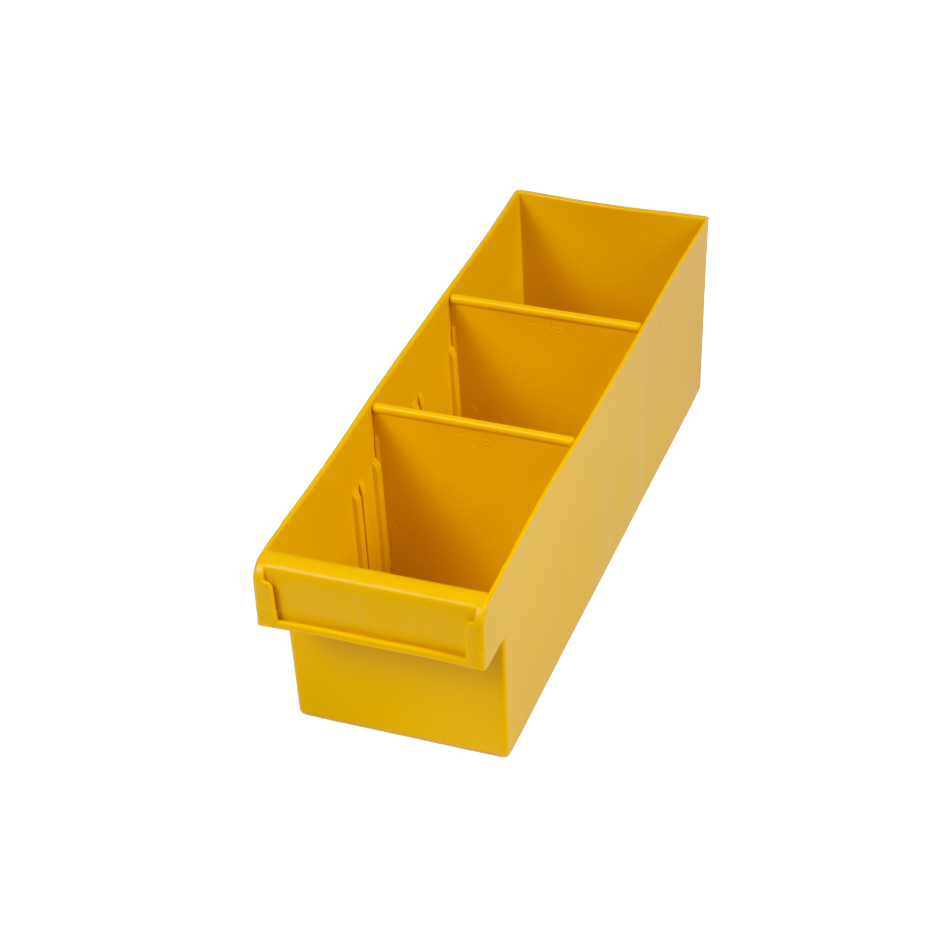 Yellow Plastic Tubs 300 x 100 x 100