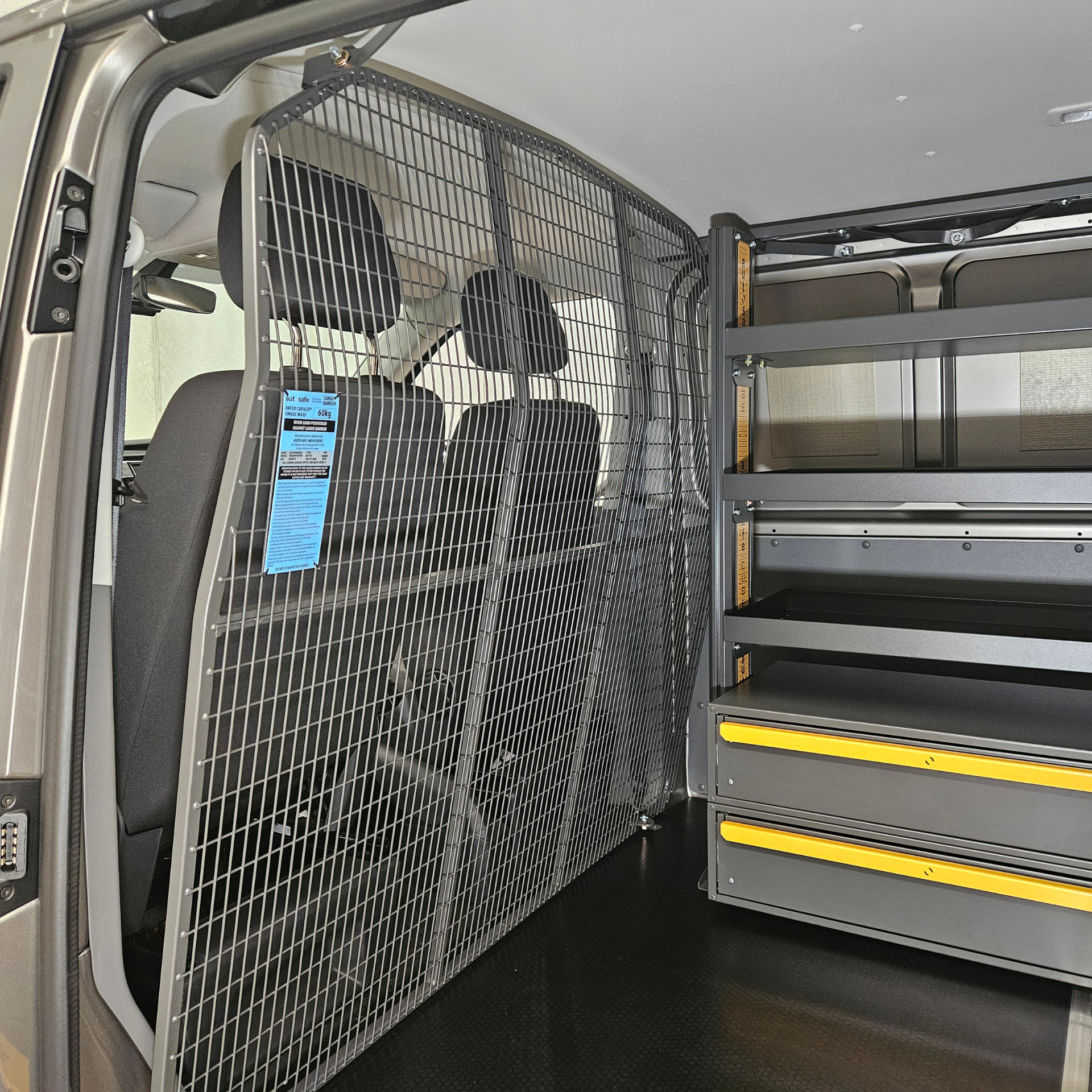Volkswagen Transporter T6 Mesh Cargo Barrier