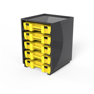 Small Parts Drawers with Ezy Pack - 5 Stacker