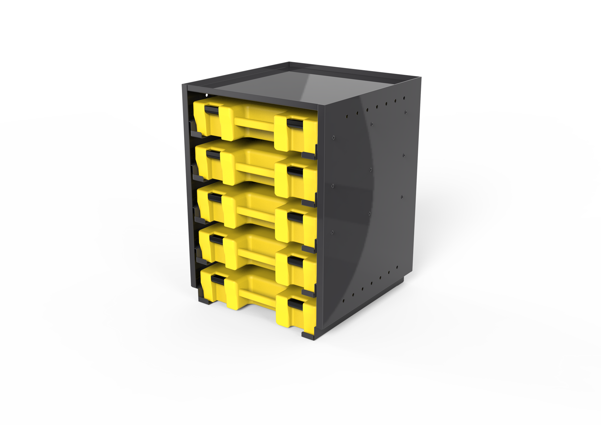 Small Parts Drawers with Ezy Pack - 5 Stacker