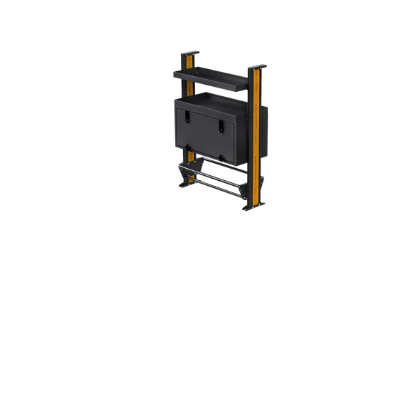 Toyota Hiace SLWB Van Shelving - Driver Side Front variations