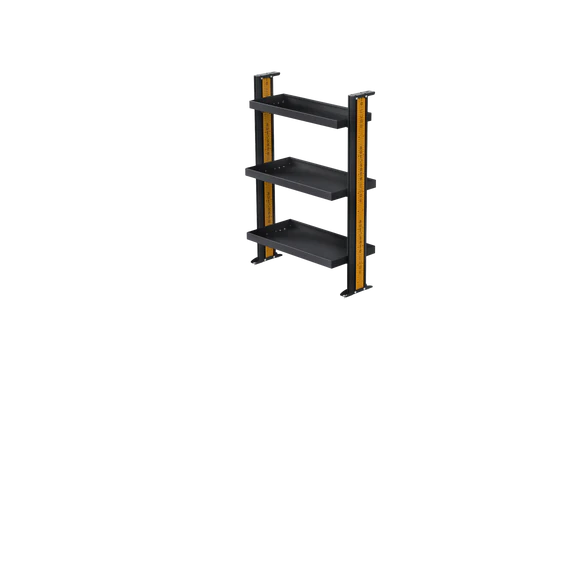 Toyota Hiace SLWB Van Shelving - Driver Side Front variations