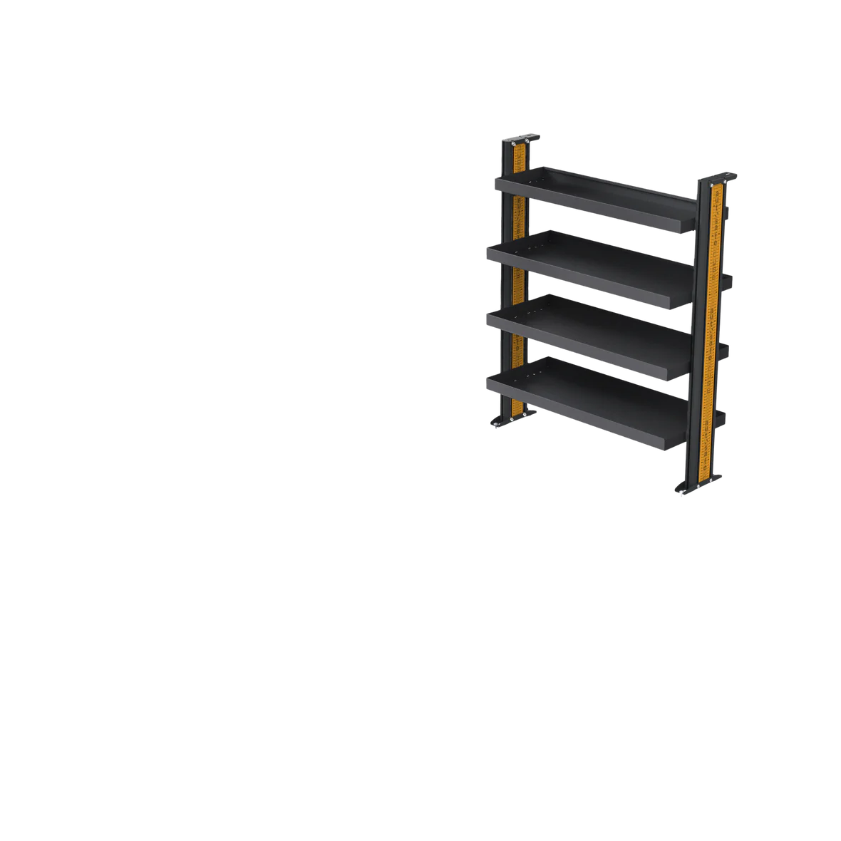 Toyota Hiace SLWB Van Shelving - Driver and Passenger Side Rear variations