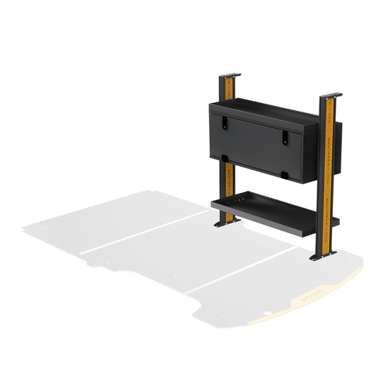 Toyota Hiace LWB Van Shelving - Driver and Passenger Side Rear variations