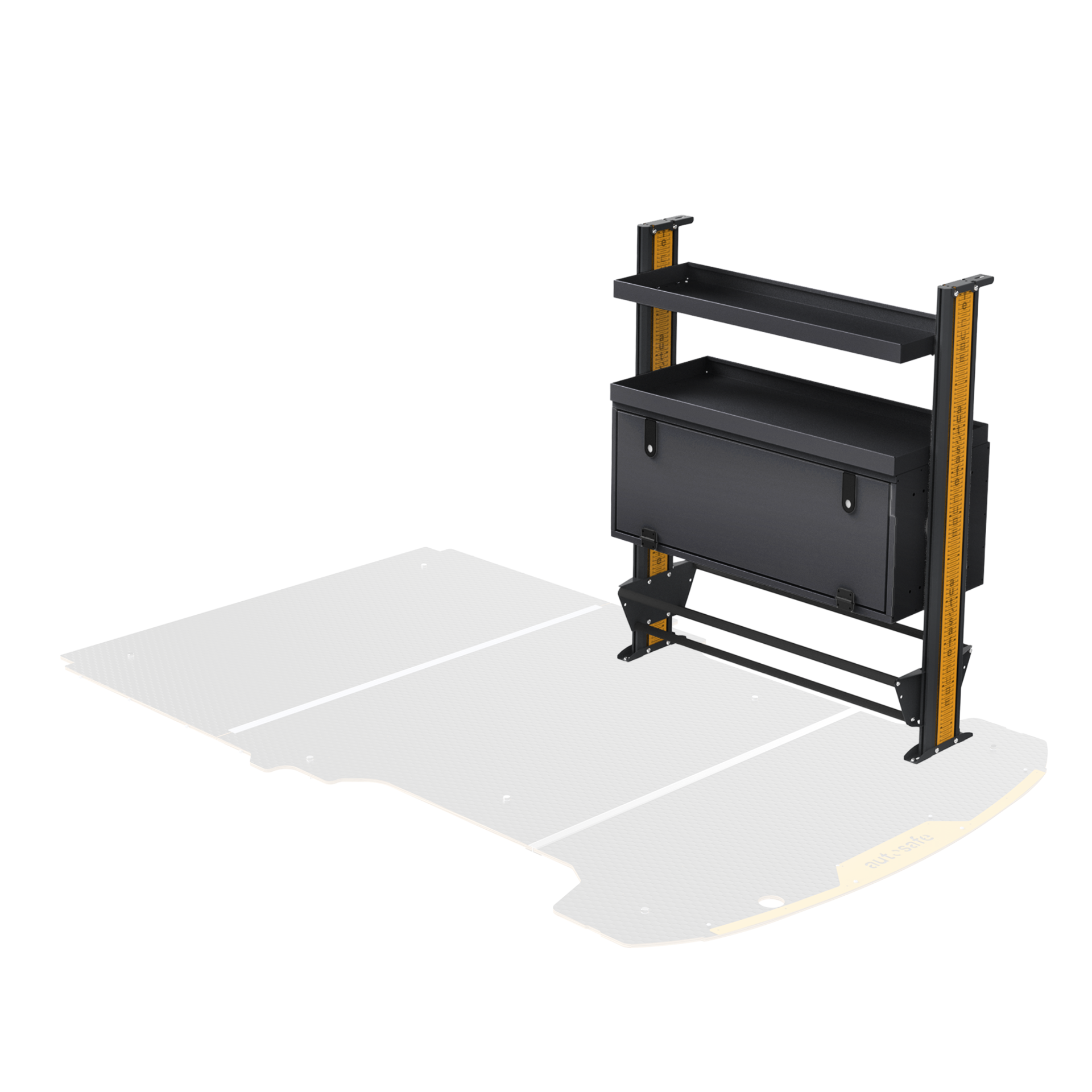 Ford Transit SWB Van Shelving - Driver or Passenger Side Rear variations