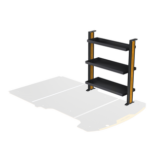 Ford Transit SWB Van Shelving - Driver or Passenger Side Rear variations