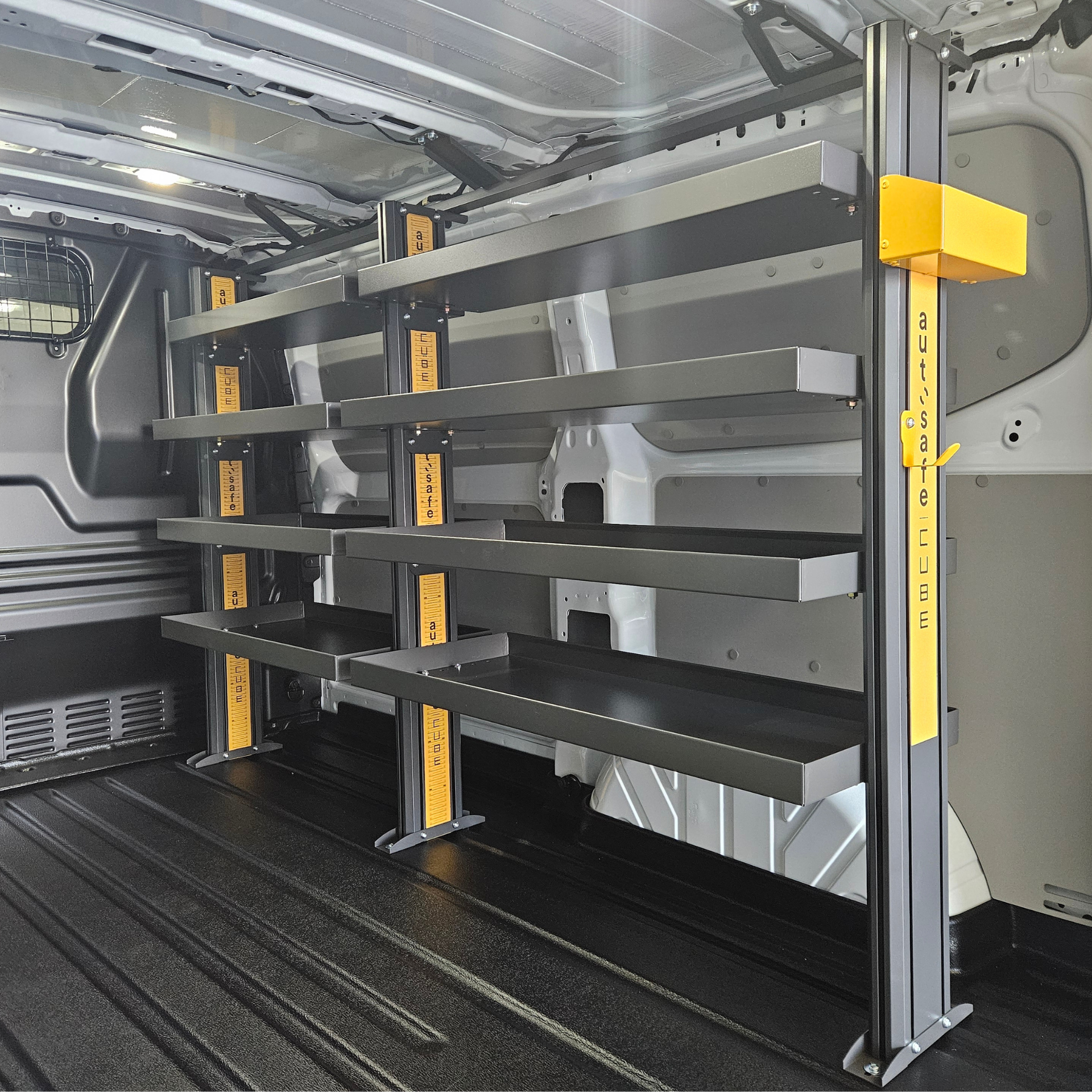 Ford Transit SWB Van Shelving - Full length Driver side variations