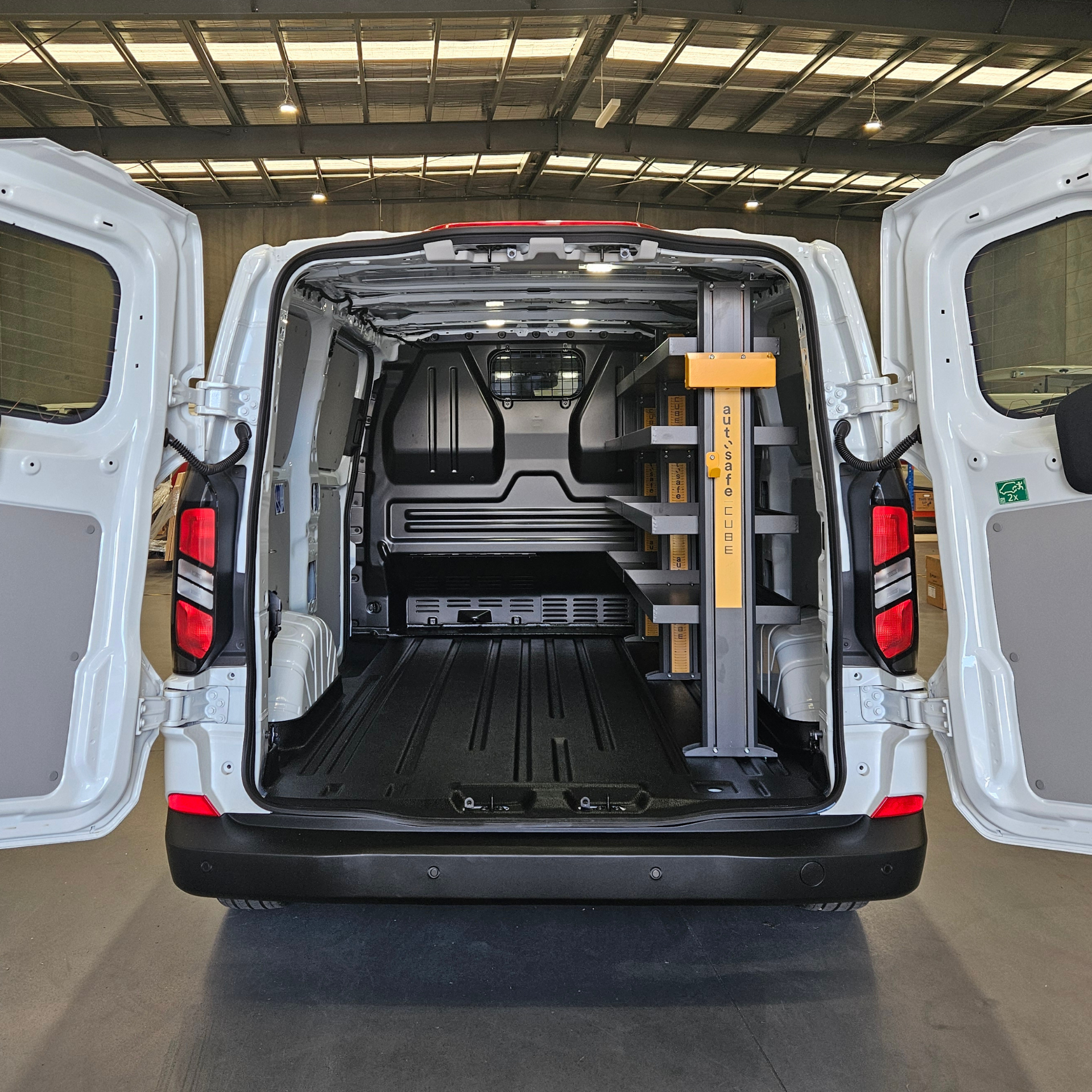 Ford Transit SWB Van Shelving - Full length Driver side variations