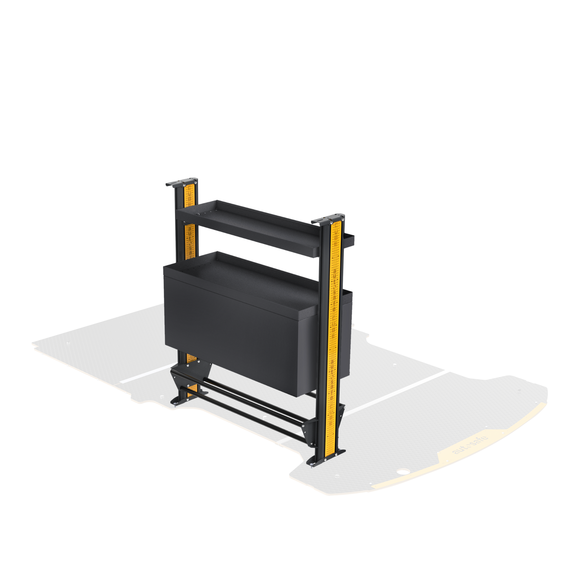 Ford Transit SWB Van Shelving - Driver or Passenger Side Rear variations