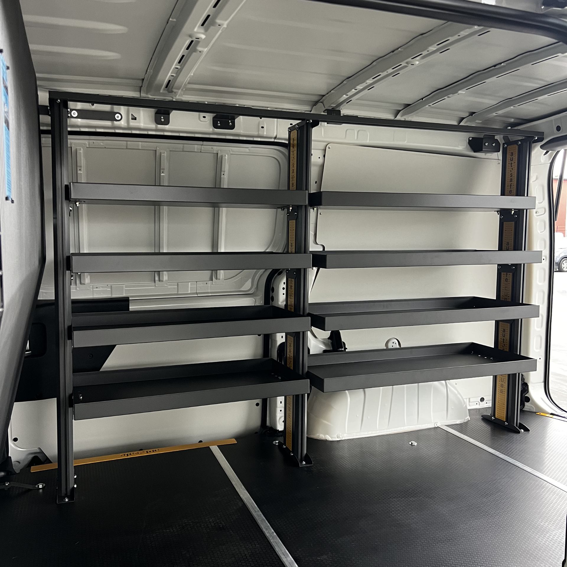 Hyundai Staria Van Shelving - Full Length Driver Side variations