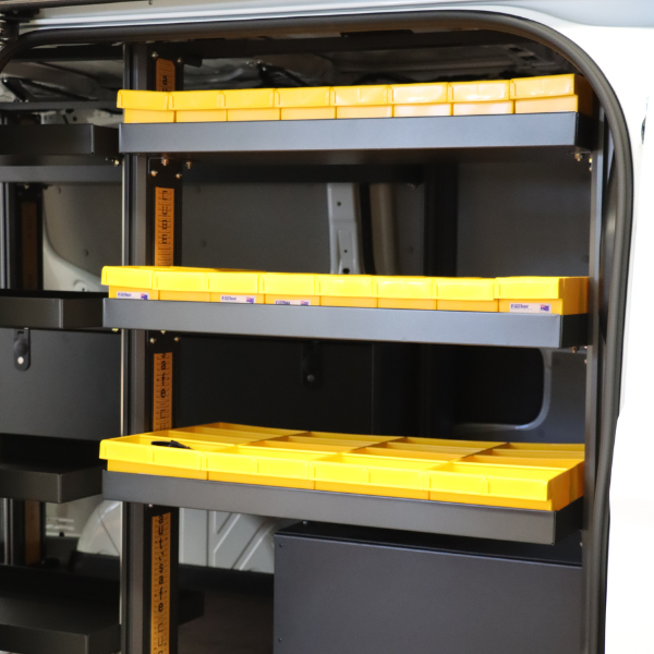 Yellow Plastic Tubs 400 x 100 x 100