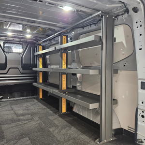 Ford Transit SWB Van Shelving - Full length Driver side variations
