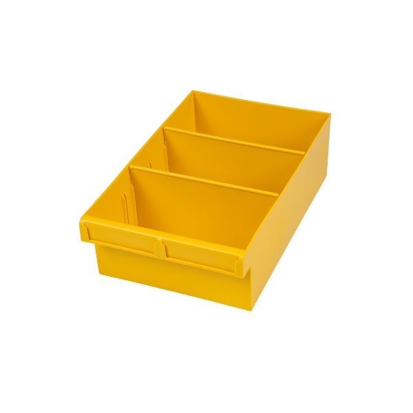 Yellow Plastic Tubs 300 x 200 x 100