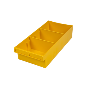 Yellow Plastic Tubs 400 x 200 x 100