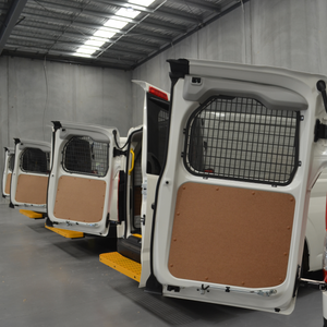 Toyota Hiace LWB Window Guard Rear Barn Doors PS
