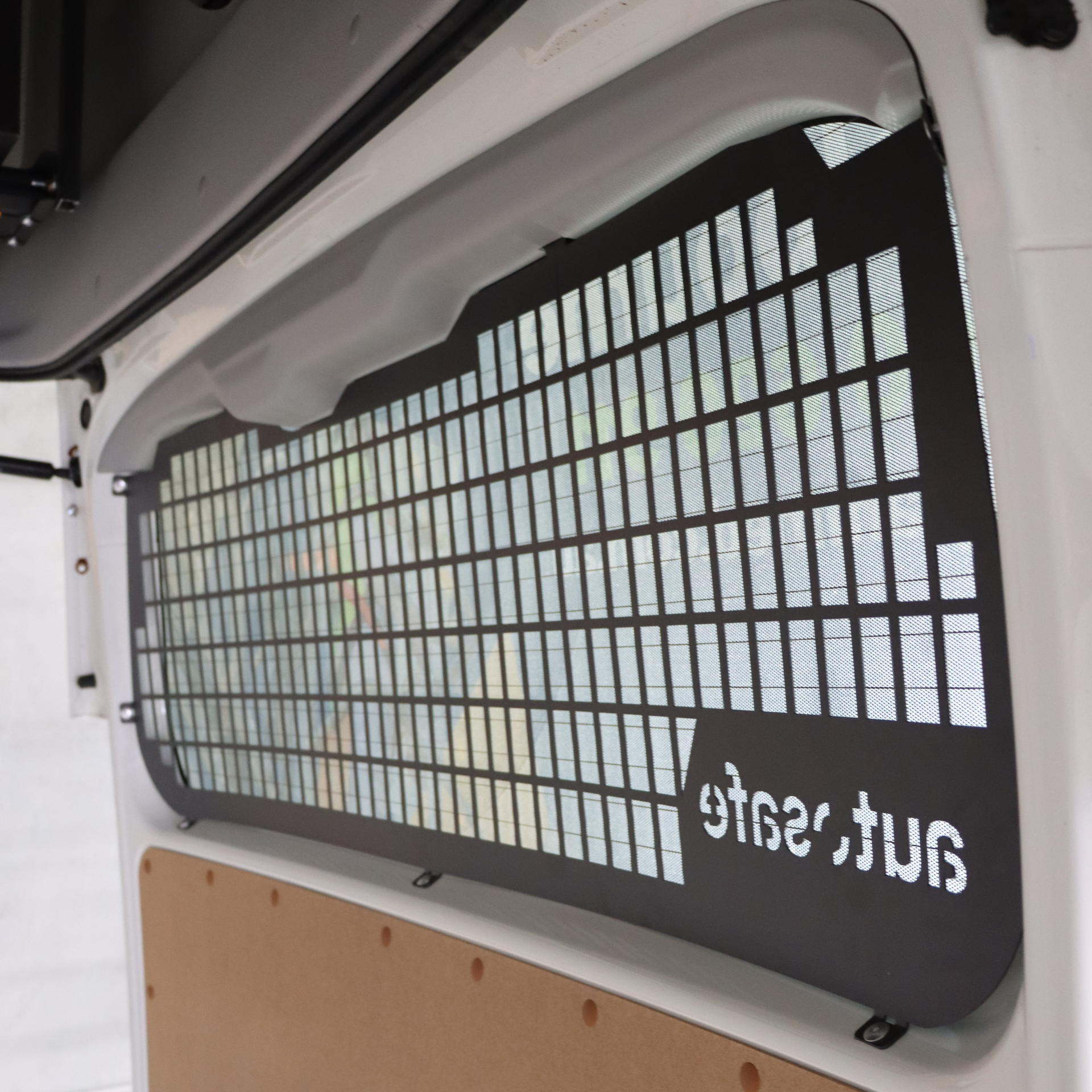 Toyota Hiace LWB Window Guard Rear Tailgate - 0