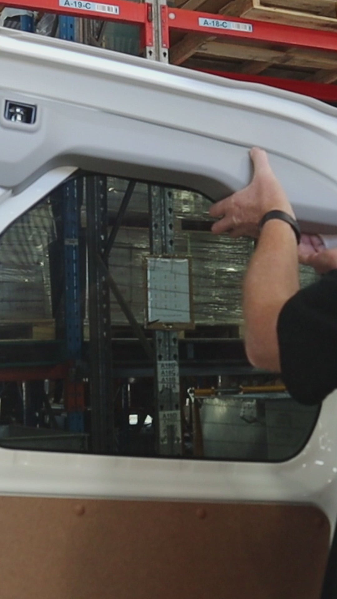 Ford Transit Custom Window Guard Tailgate - 0