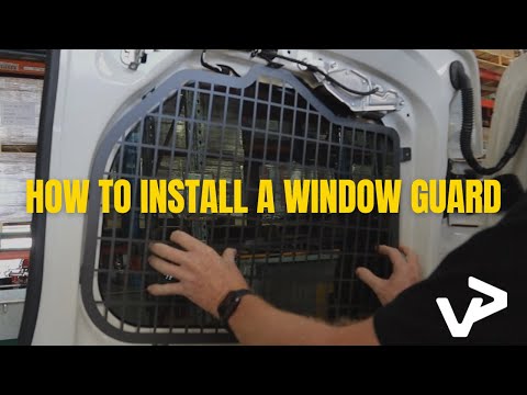 Ford Transit Custom Window Guard Rear Barn Doors DS-3