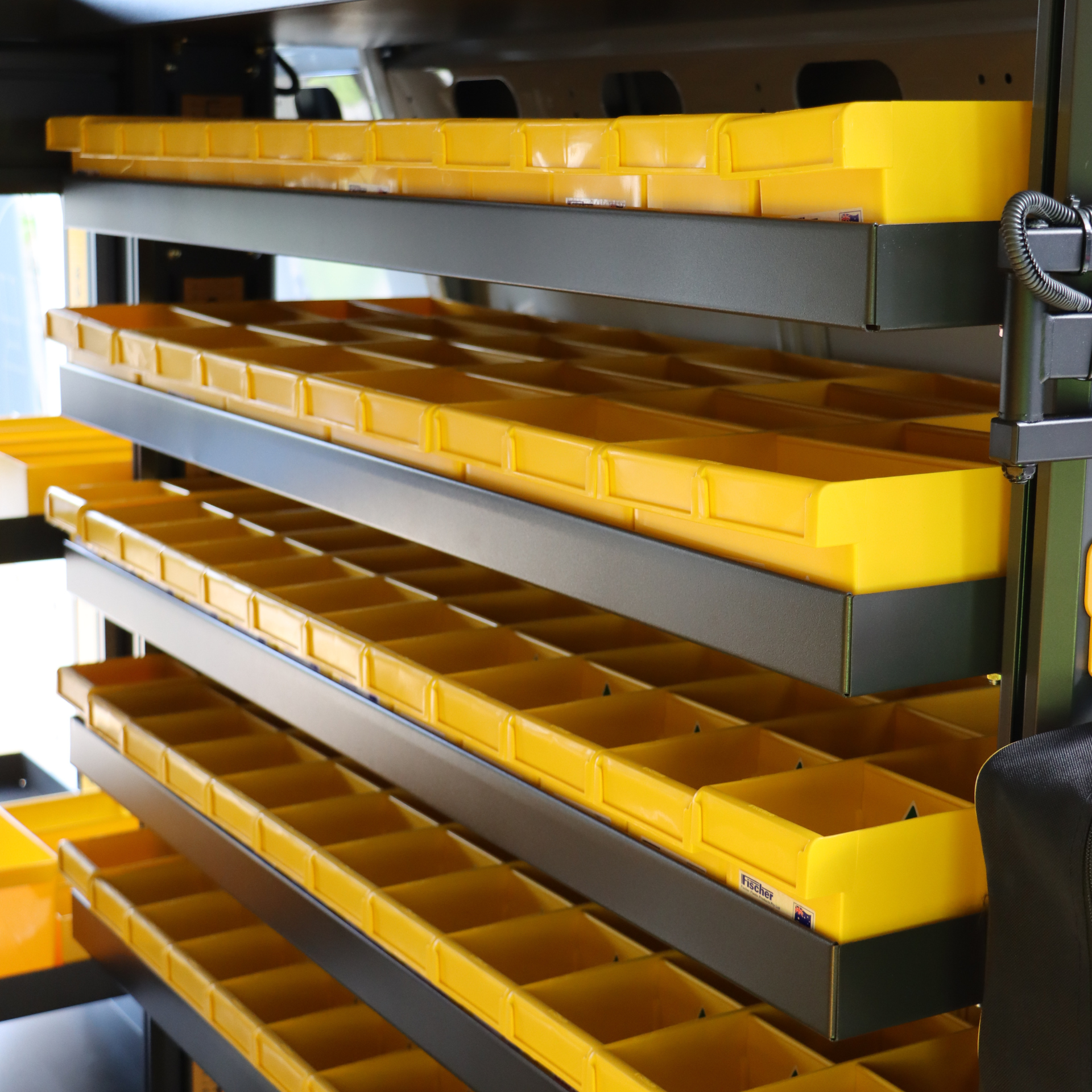 Yellow Plastic Tubs 400 x 100 x 100