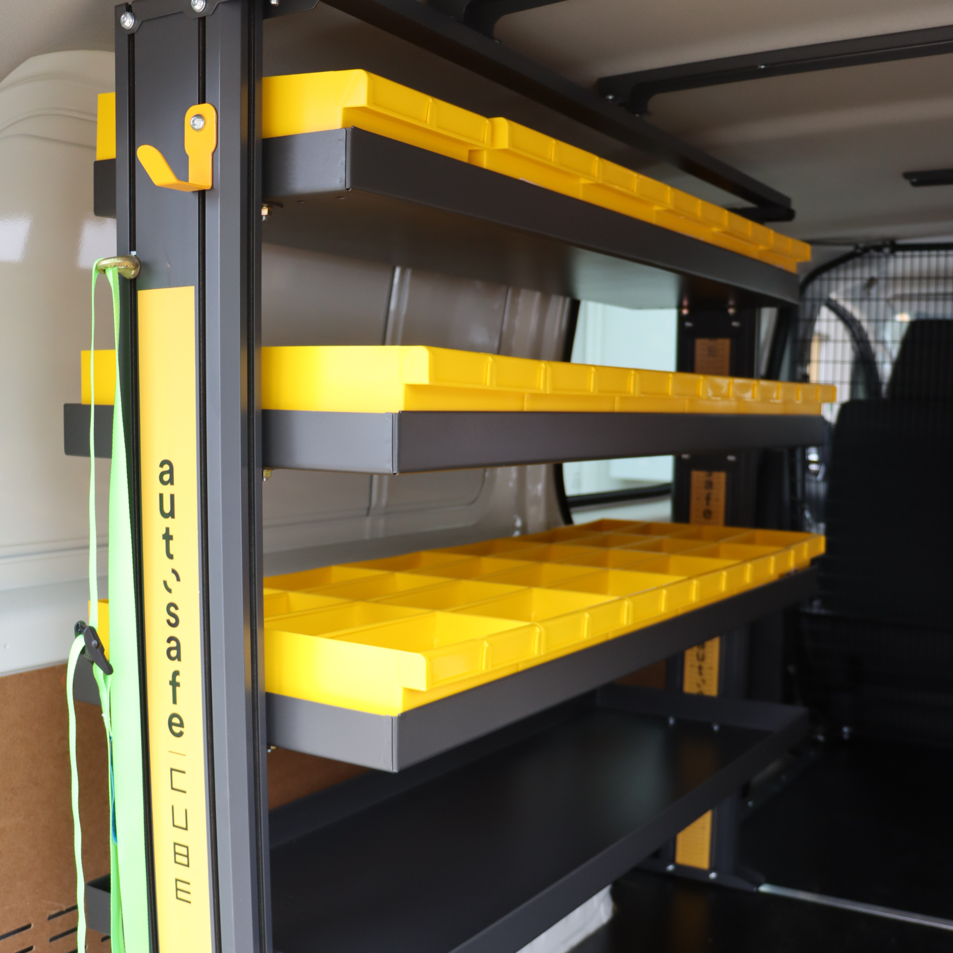 Yellow Plastic Tubs 300 x 100 x 100